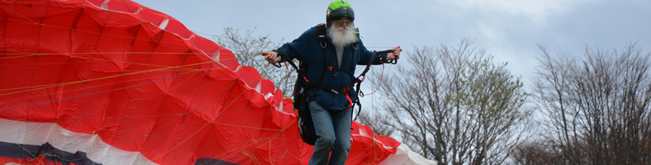 Opzetten parapente