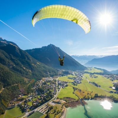 parapente flight